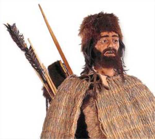 (Una representación artística de Otzi.) (Foto: Landschafts-museum)