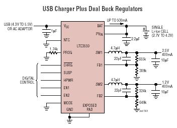LTC3559 typical aplication